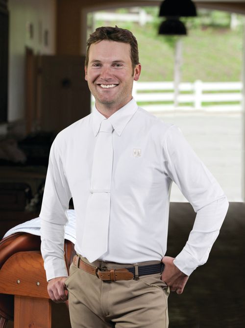 Romfh Men's Competitor Long Sleeve Show Shirt - White