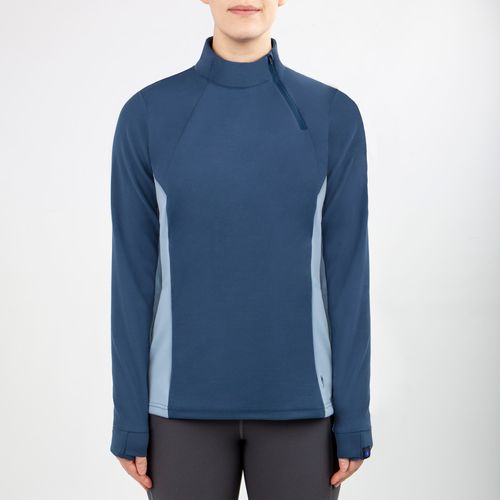 Irideon Women's Himalayer Half Zip - Mineral Blue/Stellar Blue