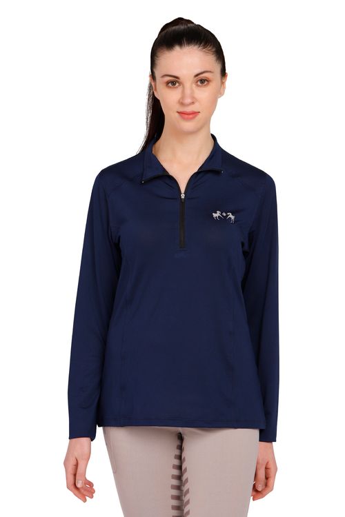 Equine Couture Women's Cavaletti Sport Shirt - EC Navy