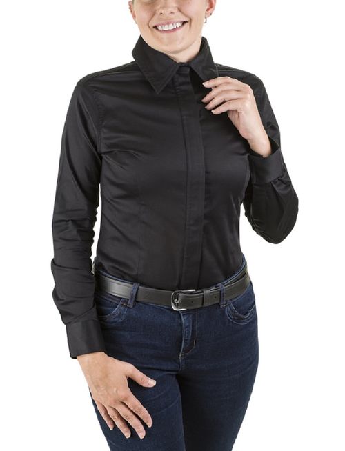 TuffRider Women's Americana Western Shirt - Black