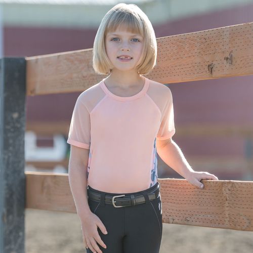 Irideon Kids' Air-Tech Tee - Radiant Peach