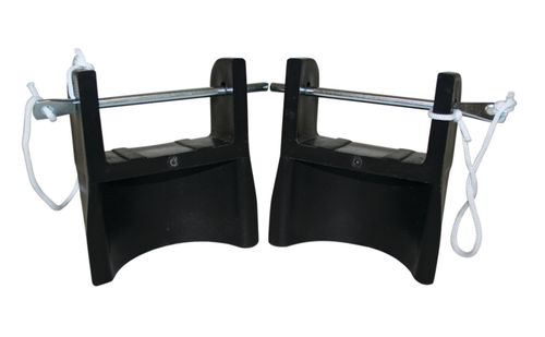 Roma Jump Cups With Pins Pair - Black