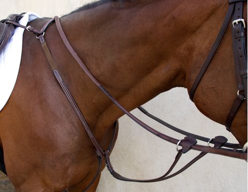 Nunn Finer Bellissimo Hunting Breastplate with Elastic - Havana