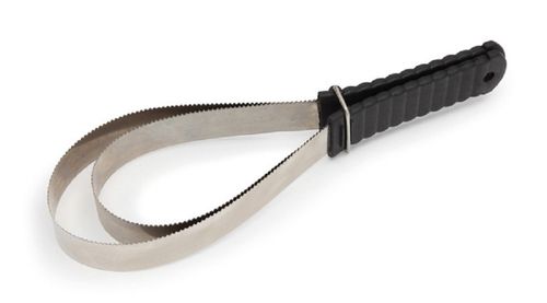 Shires Ezi-Groom Sweat Scraper/Shedding Blade - Black