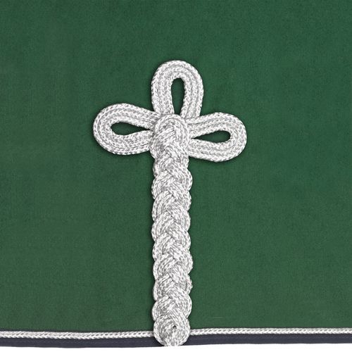 Centaur Wool Dress Cooler - Hunter/Navy/Silver