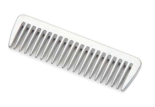 Shires Ezi-Groom Small Aluminium Comb - Aluminum