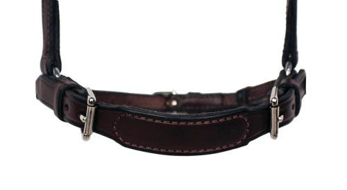 Nunn Finer Adjustable Drop Noseband - Havana/Zinc