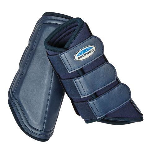 Weatherbeeta Single Lock Brushing Boots - Navy/Navy