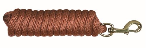 Western Rawhide 10' Poly Lead w/Brass Plated Snap - Copper