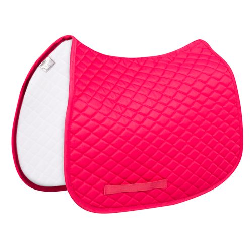 TuffRider Basic All Purpose Saddle Pad - Hot Pink