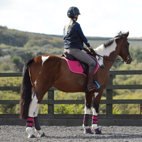 Woof Wear Close Contact Saddle Pad - Berry