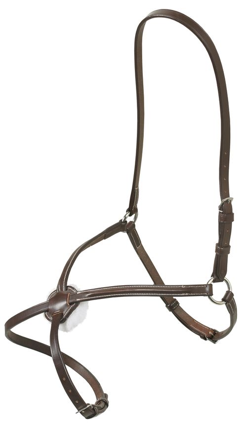 Ovation Elite Raised Figure 8 Noseband - Dark Brown