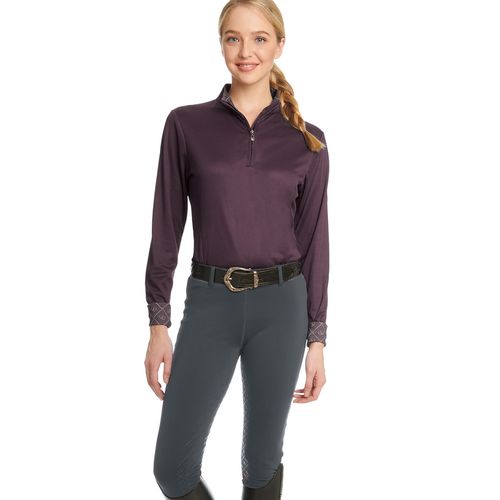 Ovation Women's Equinox GripTec Full Seat Tight - Steel Grey