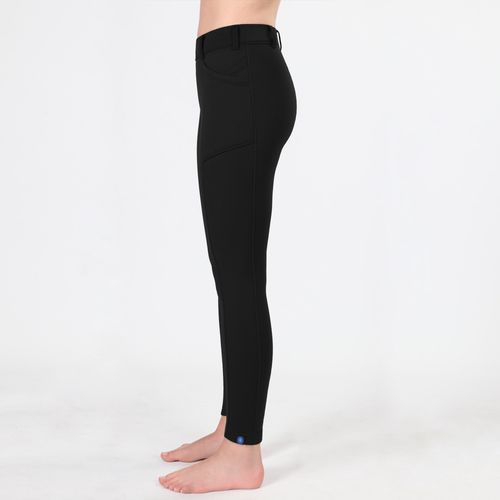 Irideon Women's Thermasoft Knee Patch Breeches - Black