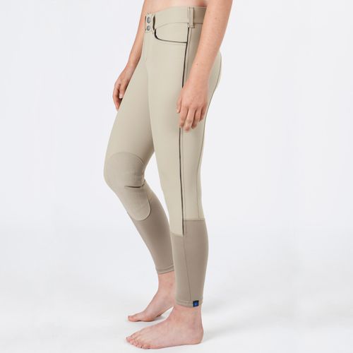 Irideon Women's Hampshire Knee Patch Breeches - Classic Tan/Black