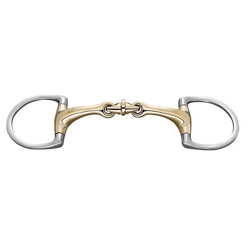 Herm Sprenger Dynamic RS WH Ultra Eggbut D-Ring Bit 16mm Double Jointed