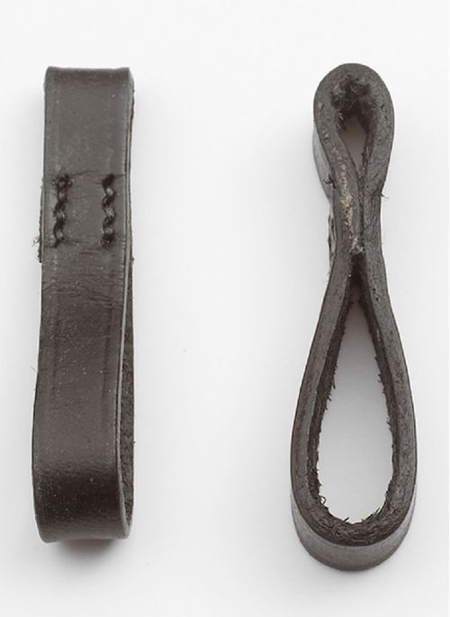 Ovation Leather Bit Loops - Black