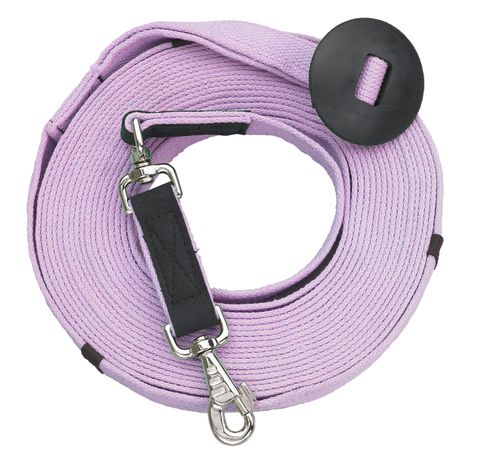 Centaur Cotton Web 35ft Lunge w/Donut - Ice Lavender