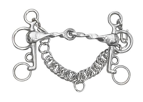 Centaur Slow Twist Tom Thumb Pelham - Stainless Steel