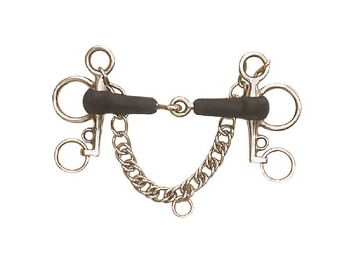 Centaur Joint Rubber Tom Thumb Pelham - Stainless Steel