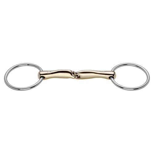 Herm Sprenger Novocontact Loose Ring Snaffle Bit 14mm Single Jointed