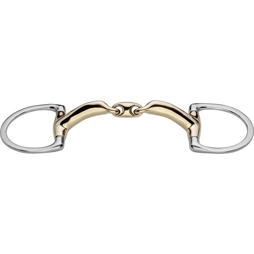 Herm Sprenger Novocontact Eggbutt D-Ring Bit 16mm Double Jointed