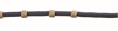 Western Rawhide Vaquero Roping Reins - Navy/Tan
