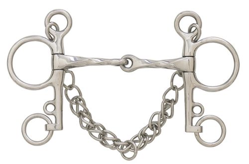 Centaur Slow Twist Pelham - Stainless Steel