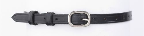 Ovation Round Buckle Spur Straps - Black