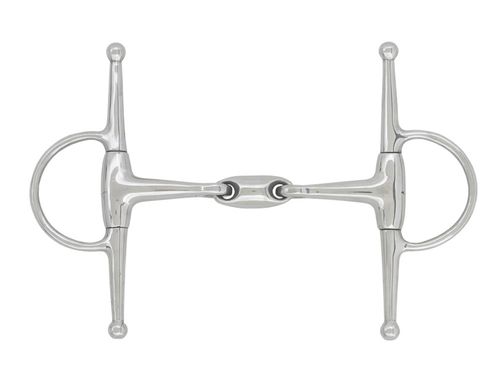 Centaur Oval Link Eggbutt Full Cheek - Stainless Steel