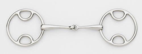 Centaur Jointed Loop Ring Gag - Stainless Steel