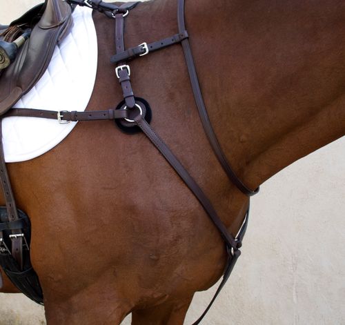 Nunn Finer Breastplate Attachment with Neck Strap - Black/Zinc