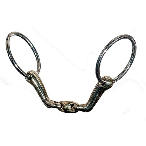 Nunn Finer Double Jointed Shaped Mouthpiece Oval Loose Ring Bit