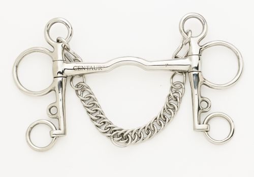 Centaur Medium Port Short Polo Pelham - Stainless Steel