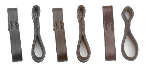 Camelot Camelot Leather Bit Loops - Oakbark