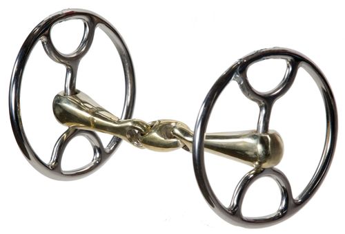 JP Korsteel Loosering Link Snaffle 5 Zoll – Lose Ringe, Qualitativ Hochwertiges Pferdegebiss