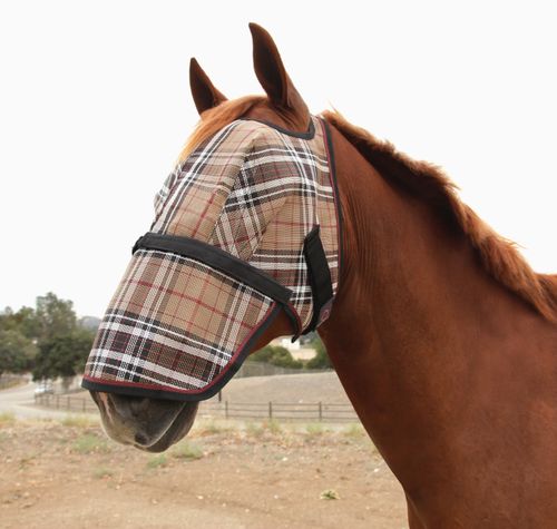 Kensington Signature Fly Mask w/Removable Nose - Deluxe Black