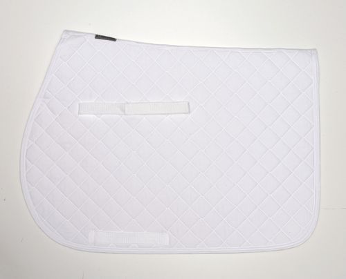Equi-Essentials Quilted Close Contact Saddle Pad Three Pack - White