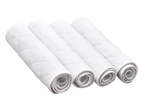 Equi-Essentials Quilted 14" Leg Wraps - White