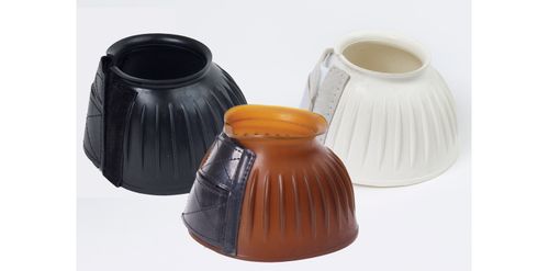 Equi-Essentials Economic Double Hook and Loop Bell Boots - Transparent Gum