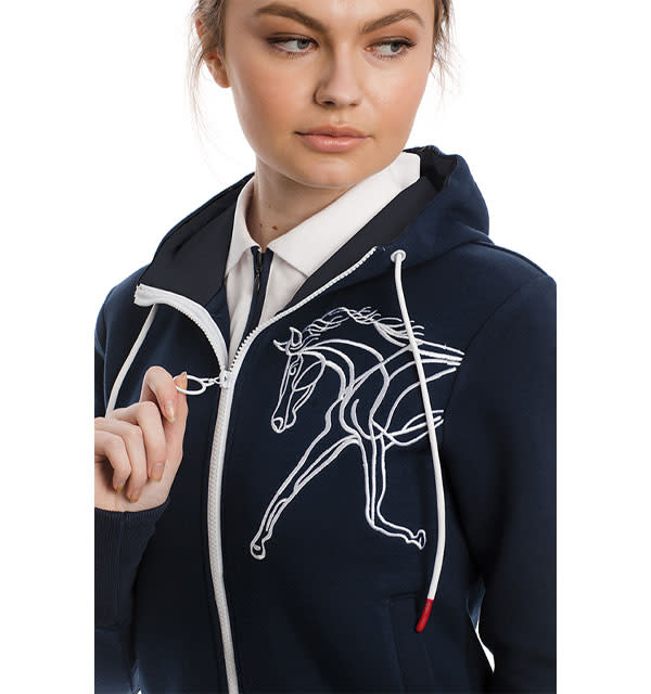 Horseware Women's Flamboro Hoodie Navy HorsewareCJNHPHB000