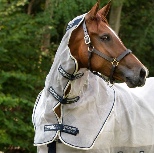 Rambo Protector Neck Cover - Oatmeal/Navy/White/Beige