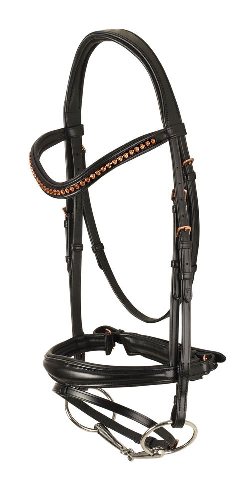Ovation Munich Anatomic Bridle - Black