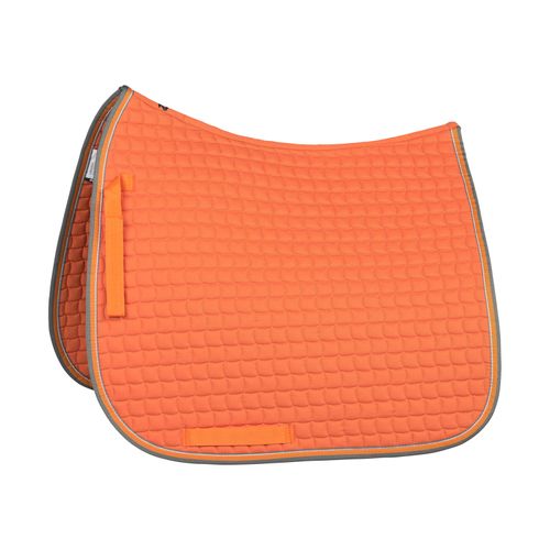 Horze Adepto Dressage Saddle Pad - Coral Gold