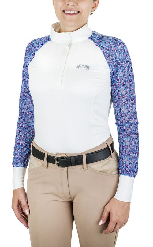 Equine Couture Women's Smyrna Show Shirt - Mosaic