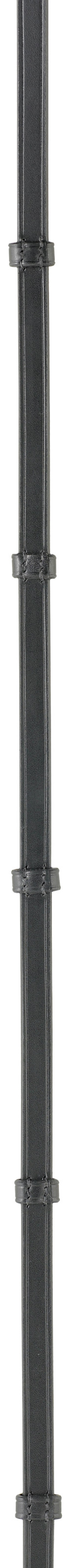 Ovation Elite Extra Long Laced Reins - Dark Brown