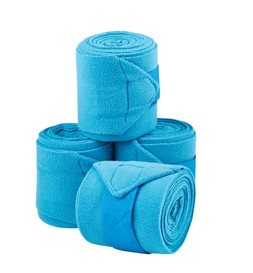 Saxon Coordinate Fleece Bandages 4 Pack - Blue