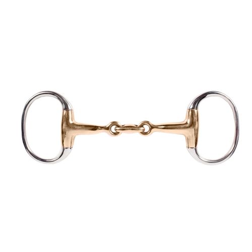 Horze Copper Lozenge Link Eggbutt Snaffle Bit