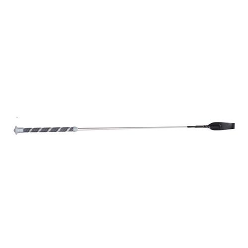 Horze Freddie Metallic All Purpose Whip - Silver