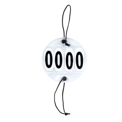 Horze 4 Digit Starting Numbers - Black/White